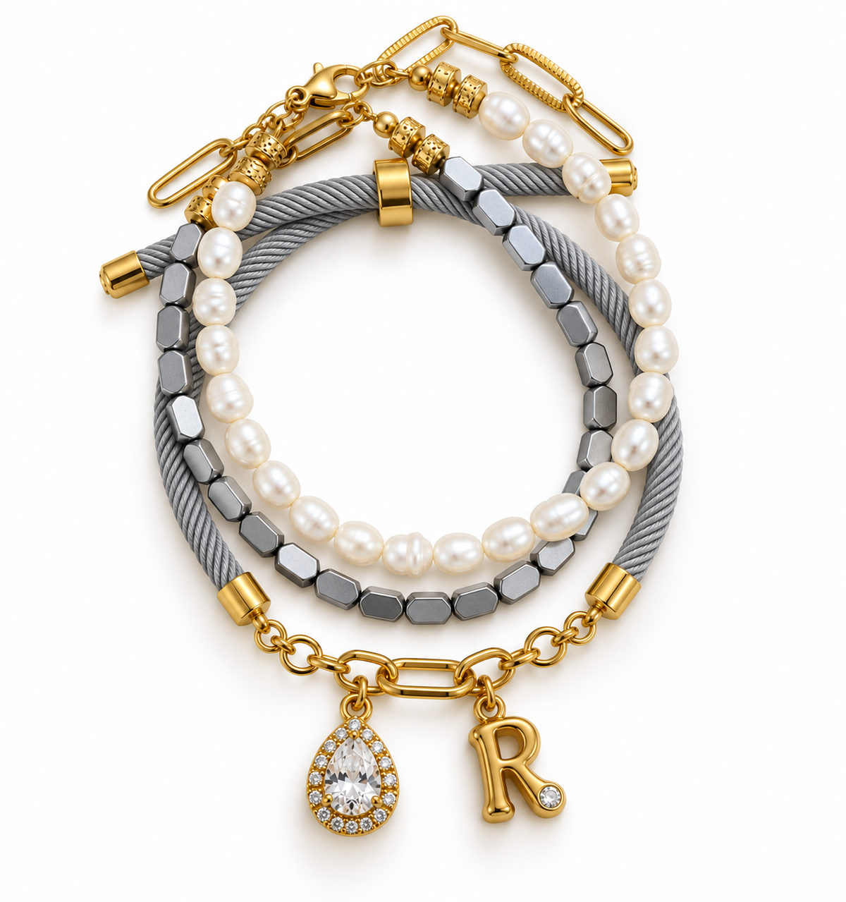 You Glow Bundle in Gray ( 3 bracelets )