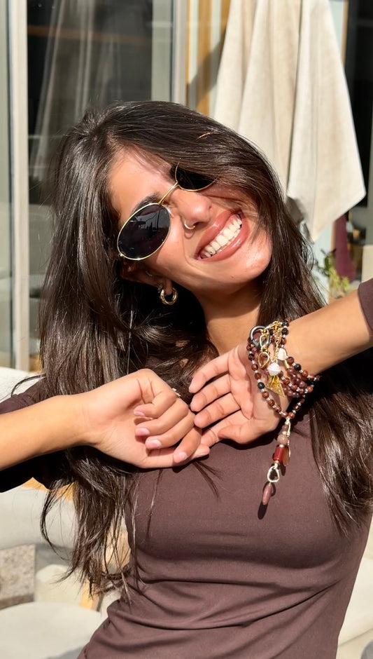 Necklace & Sebha “99 count” in Blue